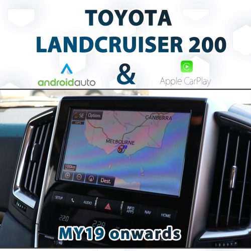Toyota Landcruiser 200 2019-2021 - Apple CarPlay & Android Auto Integration