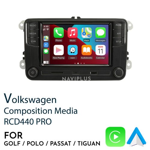 Volkswagen RCD440 PRO - CarPlay / Android Auto Infotainment headunit