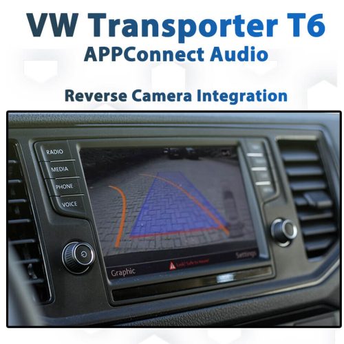 Volkswagen VW T6 Transporter Reverse Camera Integration for Composition Media AppConnect Audio