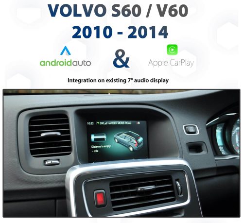 Volvo S60/V60 - Apple CarPlay & Android Auto Integration