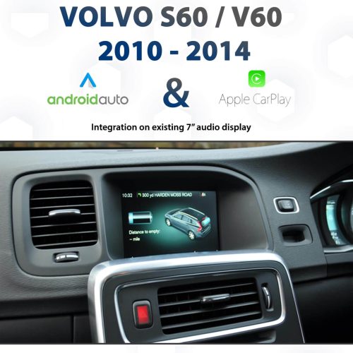 Volvo S60/V60 - Apple CarPlay & Android Auto Integration