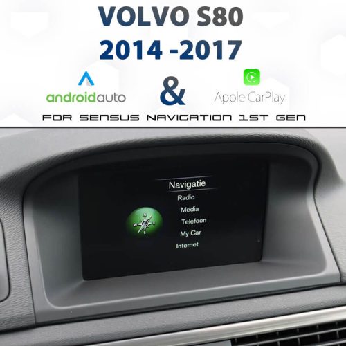 Volvo S80 Sensus NAV - Apple CarPlay & Android Auto Integration