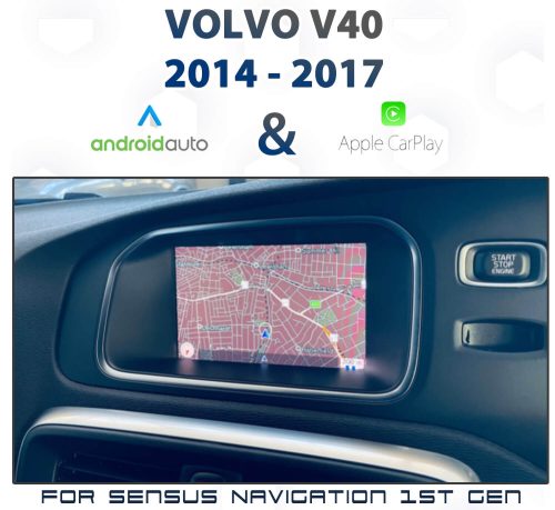 Volvo V40 Sensus NAV - Apple CarPlay & Android Auto Integration