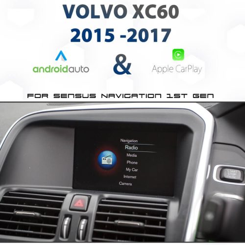 Volvo XC60 Sensus NAV - Apple CarPlay & Android Auto Integration pack