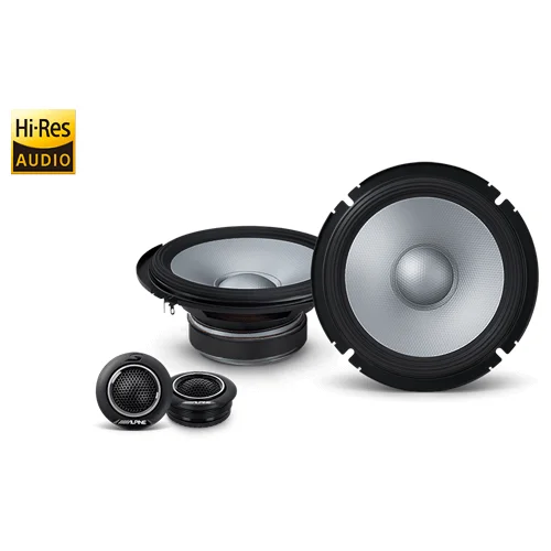 Alpine S2-S65C S-Series 6.5" 2-way Component Speakers