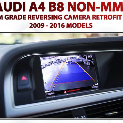 Audi A4 B8 2009 to 2016 3G Symphony / Concert Factory Audio Integrated Trunk Handle Reversing Camera Retrofit Kit