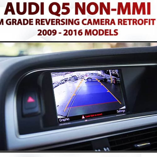 Audi Q5 2009 - 2016 3G Symphony / Concert Factory Audio Integrated Trunk handle Reversing camera Retrofit Kit