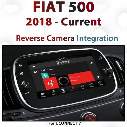 Fiat 500 2018 - Current / Reverse Camera Integration for UConnect 7