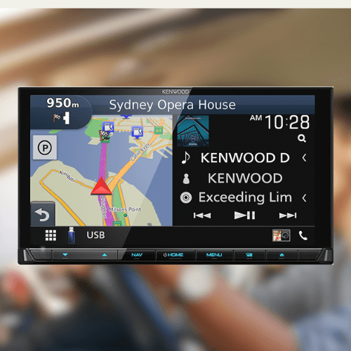 Kenwood Headunit Touchscreen Navigation