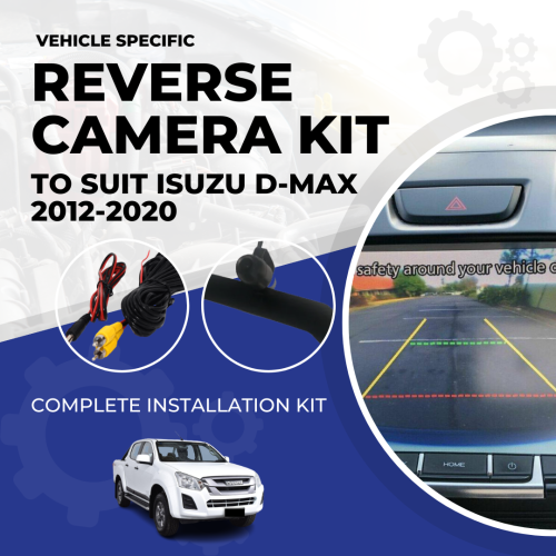 Reverse Camera Kit To Suit Isuzu D-max 2012-2020