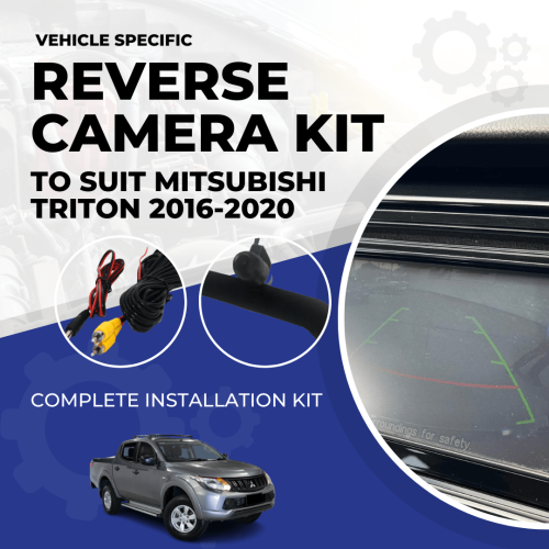 Reverse Camera Kit To Suit Mitsubishi Triton 2016-2020