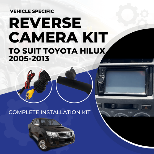 Reverse Camera Kit To Suit Toyota Hilux 2005-2013