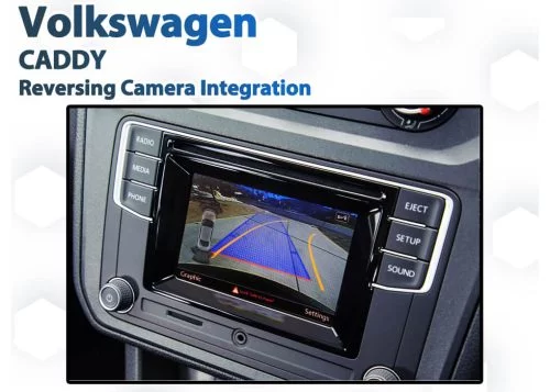 Volkswagen VW Caddy 2015 - 2020 Reverse Camera Integration for Composition Media Audio