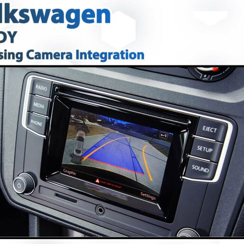 Volkswagen VW Caddy 2015 - 2020 Reverse Camera Integration for Composition Media Audio