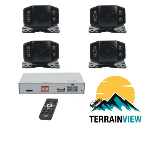 🔍 Echomaster TerrainView Underbody Universal 4 Camera Kit w/DVR