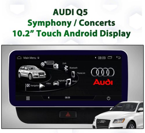 AUDI A4 Symphony & Concert - 10.2" Touch Android 12 Display with CarPlay & Android Auto