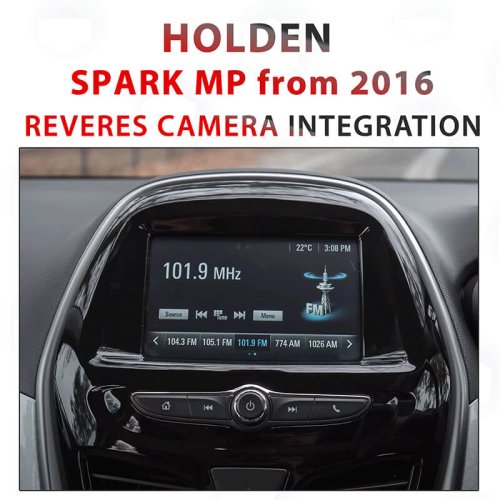 Holden Spark MP From 2016 Current 7” Integrated Reversing Camera Retrofit Kit