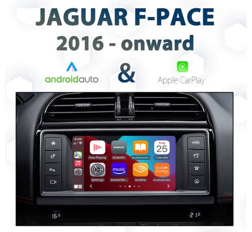 Jaguar F-Pace InControl Touch Apple CarPlay & Android Auto Integration pack