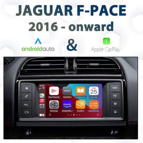 Jaguar F-Pace InControl Touch Apple CarPlay & Android Auto Integration pack