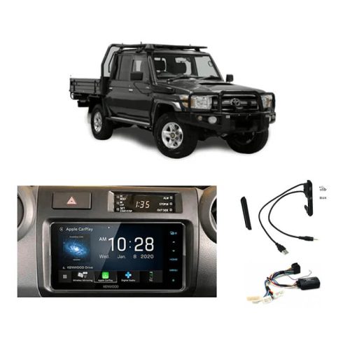 Car Stereo Upgrade kit To Suit Toyota Landcruiser 2024 VDJ79R 70 79 Series